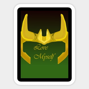 Loki Love Myself Sticker